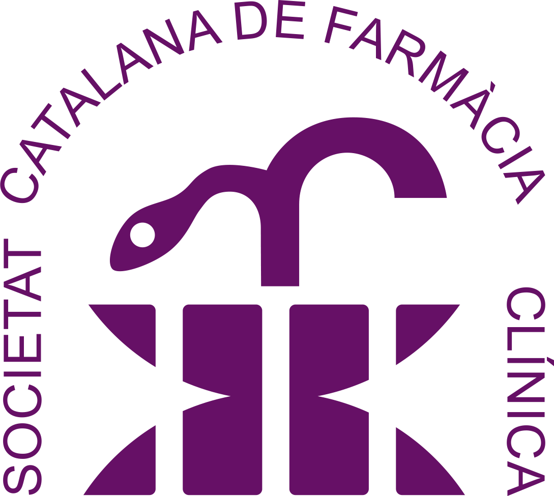 logo de la Societat Catalana de Farmàcia Clínica