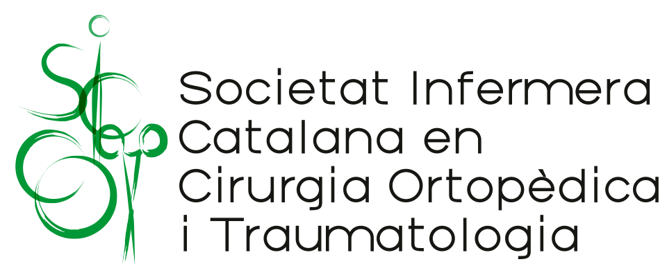 logo de la Societat Infermera Catalana en Cirurgia Ortopèdica i Traumatologia