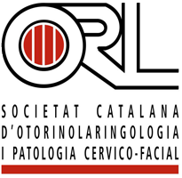 logo de la Societat Catalana d'Otorinolaringologia i Patologia Cèrvicofacial