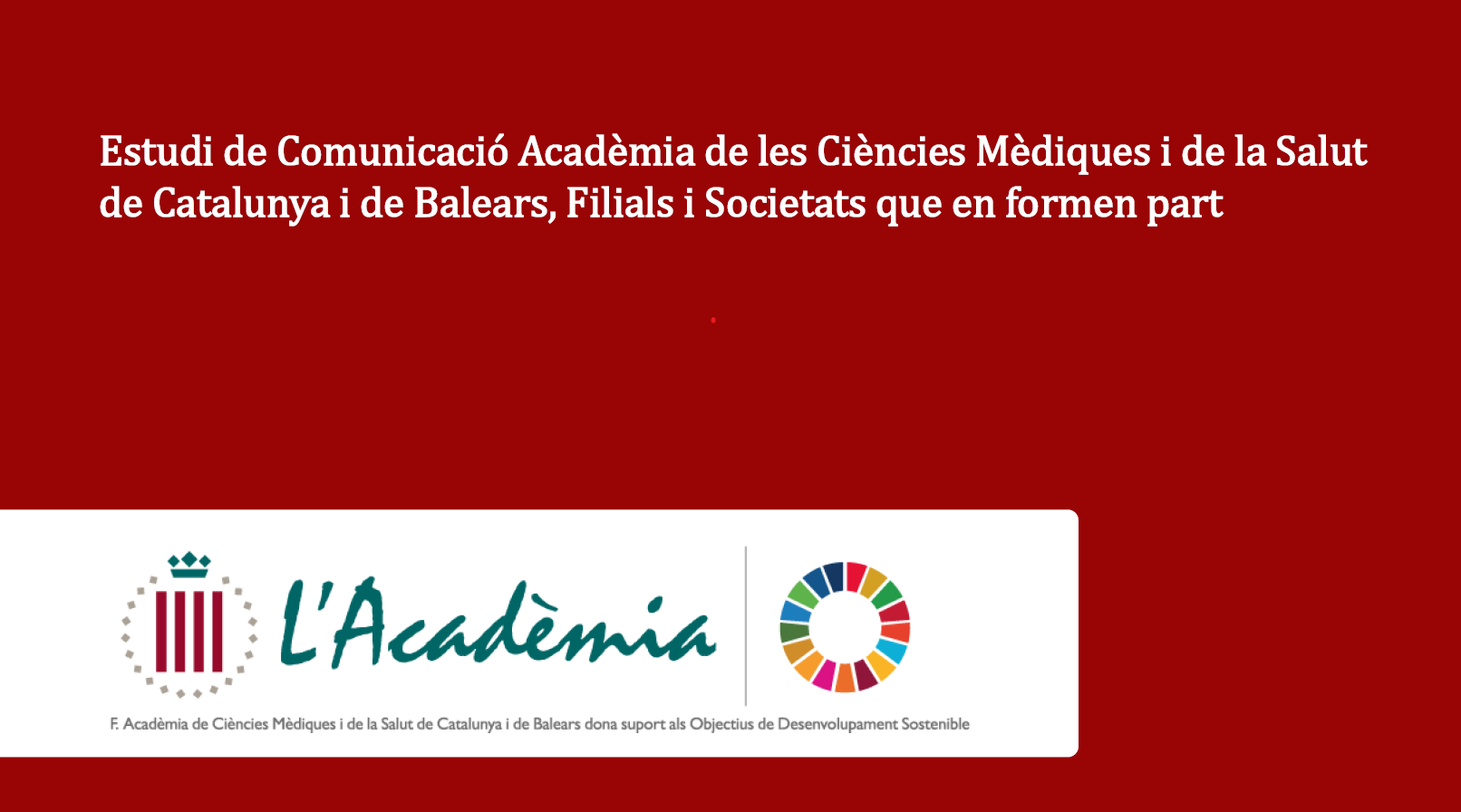 Realització d’un estudi en relació amb la ”Comunicació interna i externa” que es realitza des de l’Acadèmia